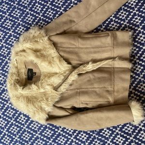 Ann Taylor fur jacket